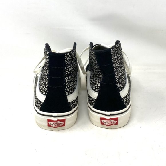 VANS Sk8-Hi Decon Sneakers Canvas Suede Black For Men Skate Shoes VN0A4BX64WM - Picture 7 of 10